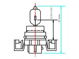 H16 Halogen Headlight Lamp