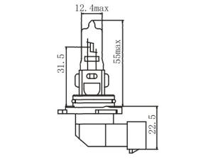 HB3 (9005) Auto Headlight Bulb