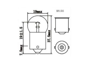 G18 R10W Indicator Lamp