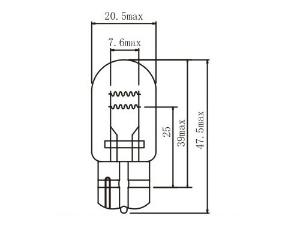 W21/5W T20 Auto Wedge Bulbs