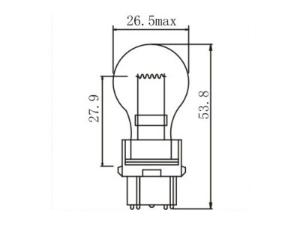 P27W Auto Miniature Bulb