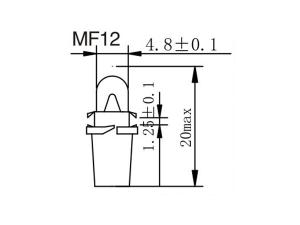 MF10, 11, 12, 14 Dashboard Bulb