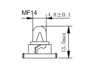 MF10, 11, 12, 14 Dashboard Bulb