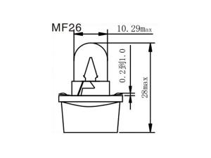 MF23, 25, 26, 30, T4 Dashboard Lights