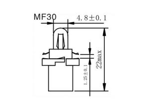 MF23, 25, 26, 30, T4 Dashboard Lights