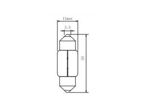 T11 C5W Festoon Lamp