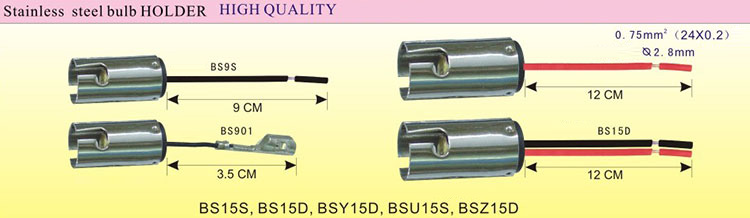 Stainless Steel Bulb Holder